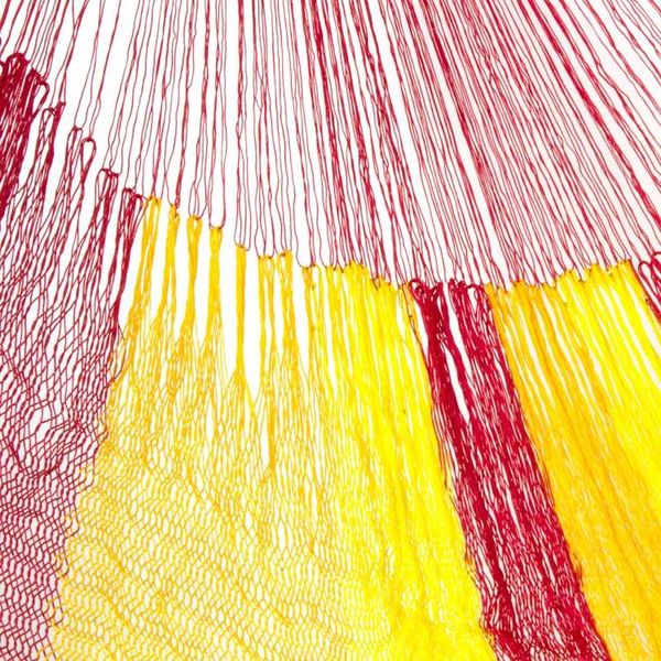 Alternate image for Artisan Crafted Mayan Hammock Single Tequila Sunrise