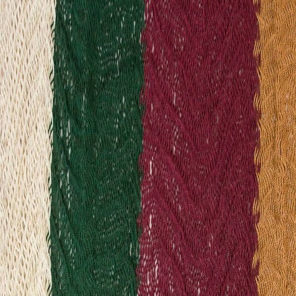 Alternate image for Striped Rope Hammock Double Mother Earth