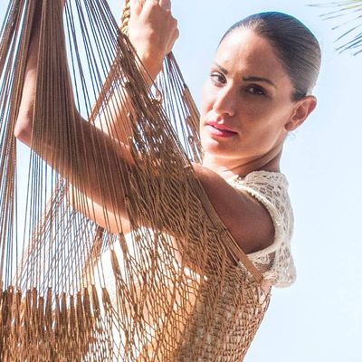 Alternate image for Handcrafted Mexican Solid Swing Hammock Autumnal Bronze