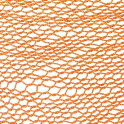 Alternate image for Orange Macrame Style Cotton Hammock from Mexico Triple Mirage in Orange