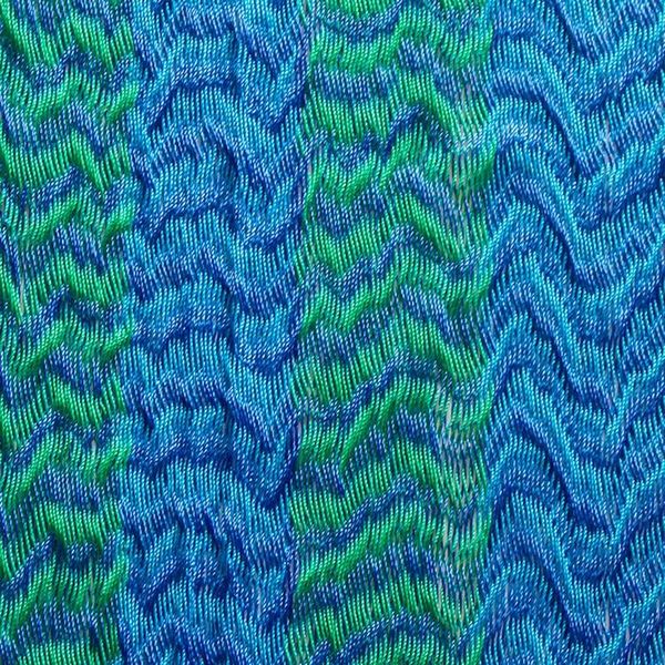 Alternate image for Handmade Striped Rope Hammock Double Cool Lagoon