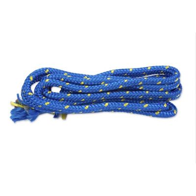 Alternate image for Solid Rope Hammock Single Blue Sonata