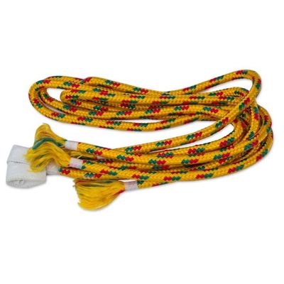 Alternate image for Multicolor Hand Woven Cotton Hammock Double Size Yucatan Feast
