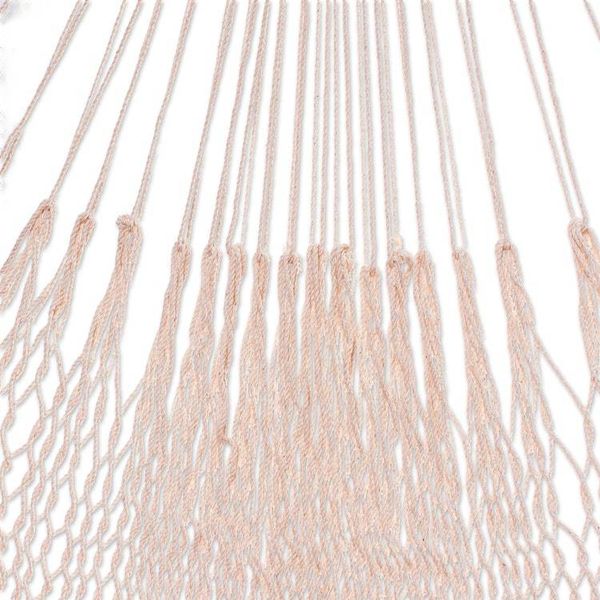Alternate image for Hand Woven Ivory Rope Hammock Triple Ivory Cascade