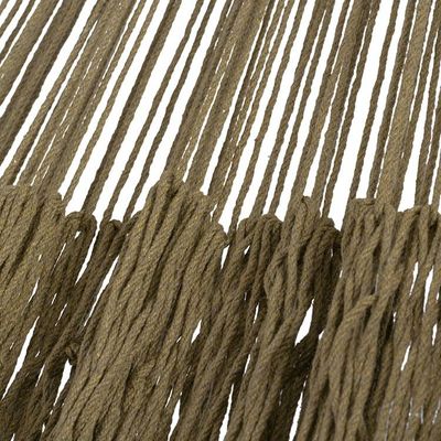 Alternate image for Fringed Olive Rope Hammock Triple Cascade in Olive