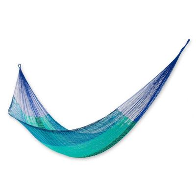 Alternate image for Hand Crafted Cotton Blend Mayan Hammock Double Cool Maya