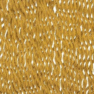 Alternate image for Mustard Yellow Cotton Hand Woven Maya Double Hammock Maya Mustard