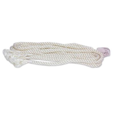 Alternate image for Mustard Yellow Cotton Hand Woven Maya Double Hammock Maya Mustard