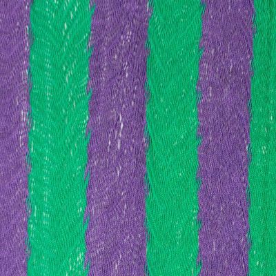 Alternate image for Collectible Striped Mayan Hammock Double Green Vineyard
