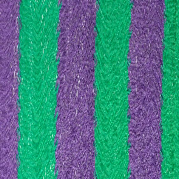Alternate image for Collectible Striped Mayan Hammock Double Green Vineyard