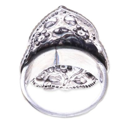 Alternate image for Floral Sterling Silver Cocktail Ring from Thailand Charming Daisies