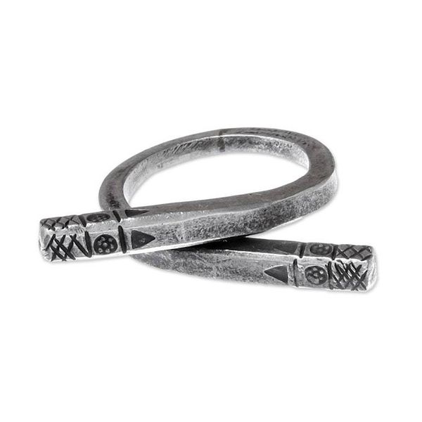 Alternate image for Karen Silver Wrap Ring Handcrafted in Thailand Chic Karen