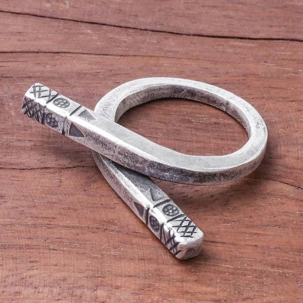 Alternate image for Karen Silver Wrap Ring Handcrafted in Thailand Chic Karen