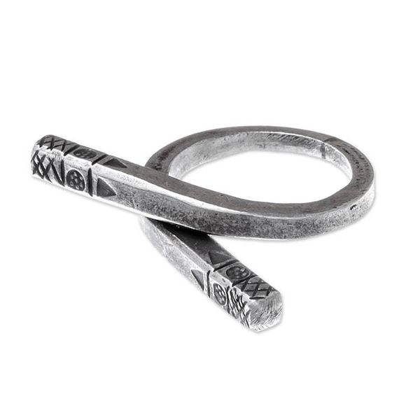 Alternate image for Karen Silver Wrap Ring Handcrafted in Thailand Chic Karen