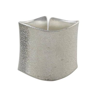 Alternate image for Sterling Silver Wrap Ring from Thai Hill Tribes Frosty Beauty