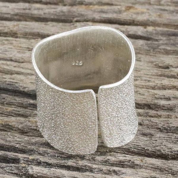 Alternate image for Sterling Silver Wrap Ring from Thai Hill Tribes Frosty Beauty