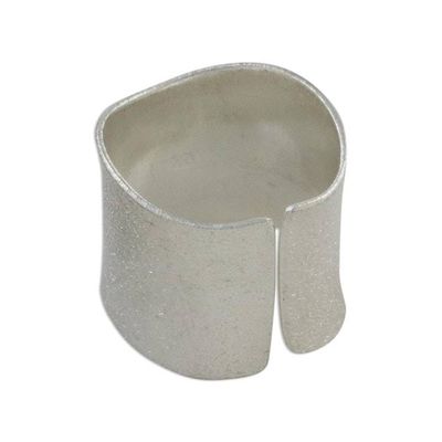 Alternate image for Sterling Silver Wrap Ring from Thai Hill Tribes Frosty Beauty