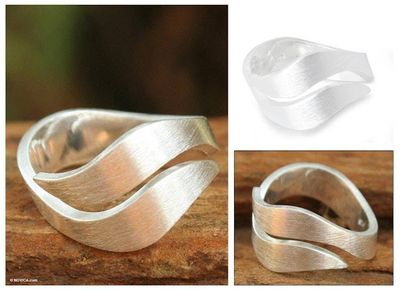 Main image for Hand Made Modern Sterling Silver Band Ring Phuket Dreams
