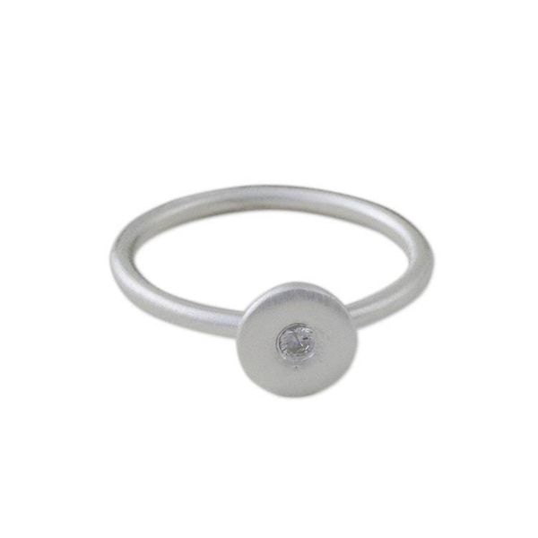 Alternate image for Sterling Silver and CZ Cocktail Ring from Thailand Sparkling Eye