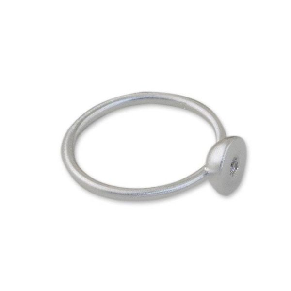 Alternate image for Sterling Silver and CZ Cocktail Ring from Thailand Sparkling Eye
