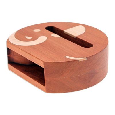 Alternate image for Non Electric Cherry  Maple Wood Elephant Phone Speaker Elephant Sounds