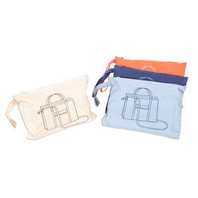 Alternate image for Waterproof Wristlet and Tote Nesting Travel Bag Set Voyage Venture