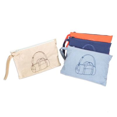 Alternate image for Waterproof Wristlet and Duffle Bag Nesting Travel Set Globe Trekker