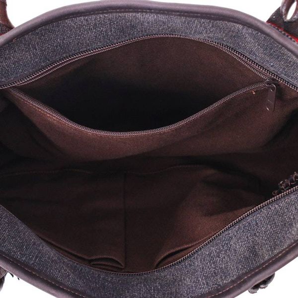 Alternate image for Hill Tribe Woven Embroidered Cotton Blend Leather Tote Bag Hill Tribe Urban Chic