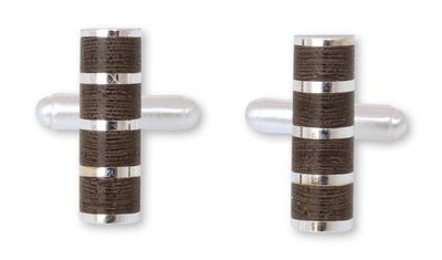 Alternate image for Sterling silver cufflinks Forest Hero