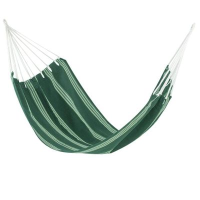 Alternate image for Handwoven Striped Single Guatemalan Hammock Laurel Green