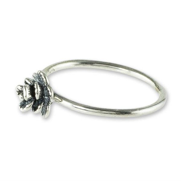 Alternate image for Small Flower Ring in Sterling Silver Humble Blossom