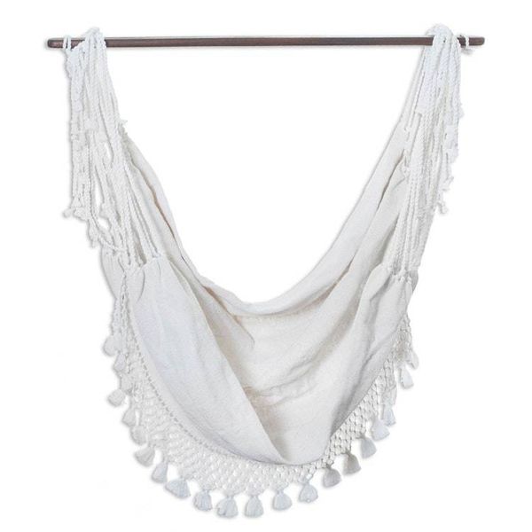 Alternate image for Hand Crafted Cotton Hammock Swing from Guatemala Take Me to the Clouds