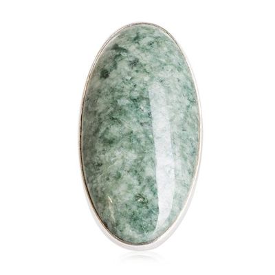 Alternate image for Sterling Silver Jade Cocktail Ring Sixth Star