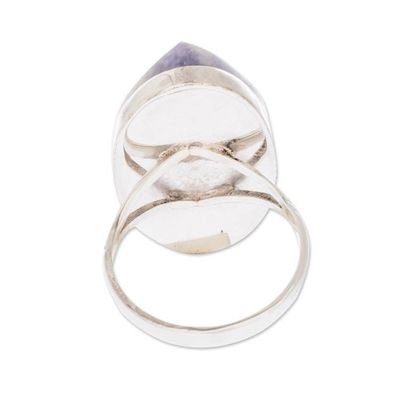 Alternate image for Jade cocktail ring Lilac Maya Mystique