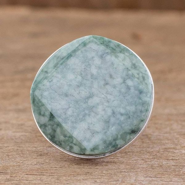 Alternate image for Jade cocktail ring Loves Cycles in Light Green