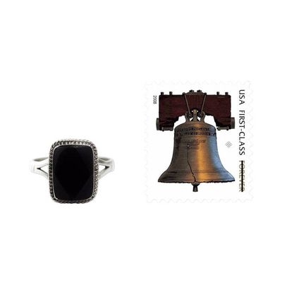 Alternate image for Black Jade Ring Black Maya Princess