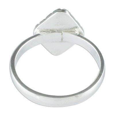 Alternate image for Sterling Silver Ring with a Lilac Jade Diamond Lilac Diamond