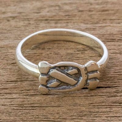 Primary image for Mayan Silver Date Glyph for Hunters  Fishermen Unisex Ring Hunters and Fishermen