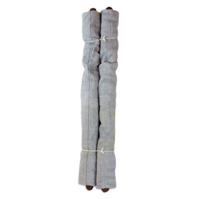 Alternate image for Guatemala Handwoven Grey Cotton Hammock Single Take Me to Infinity