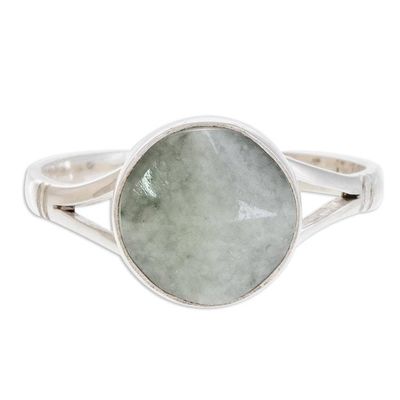 Alternate image for Circular Jade Cocktail Ring from Guatemala Facet Beauty