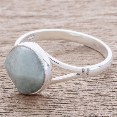 Alternate image for Circular Jade Cocktail Ring from Guatemala Facet Beauty