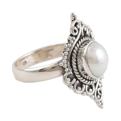 Alternate image for Artisan Crafted Cultured Pearl Ring Darling