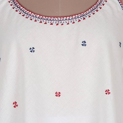 Alternate image for Embroidered Camisole-Style Tank Top Summer Blooms
