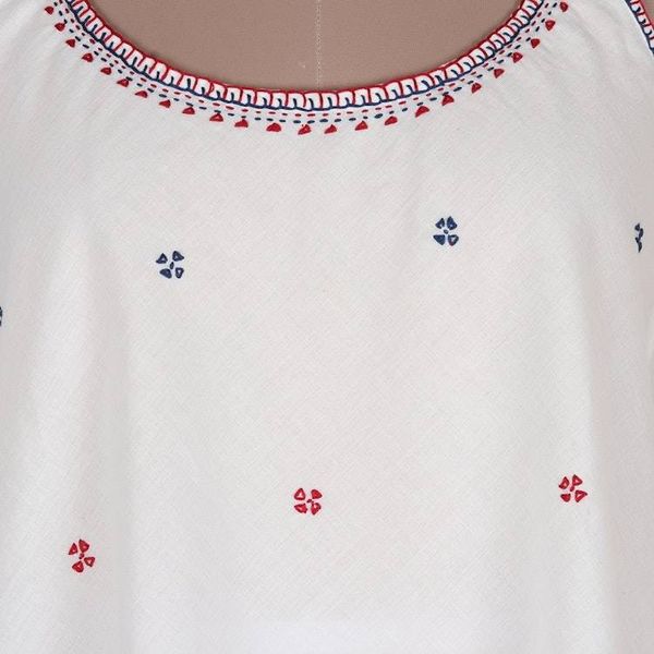 Alternate image for Embroidered Camisole-Style Tank Top Summer Blooms