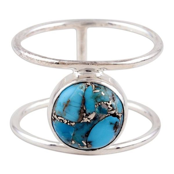 Alternate image for Sterling Silver Single Stone Ring from India All Around the World