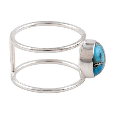 Alternate image for Sterling Silver Single Stone Ring from India All Around the World