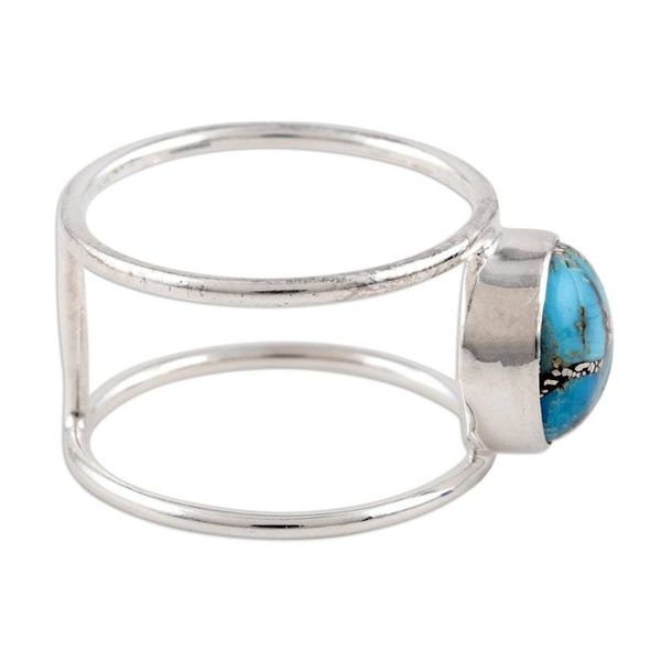Alternate image for Sterling Silver Single Stone Ring from India All Around the World