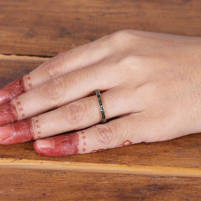 Alternate image for 18k Gold-Plated Clear Quartz Pave Ring in a Polished Finish Souls Glory