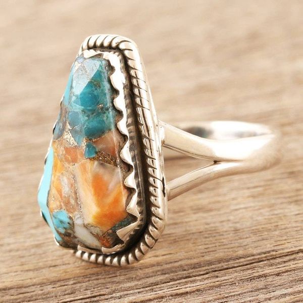 Alternate image for Sterling Silver Cocktail Ring from India Shimmering Stone
