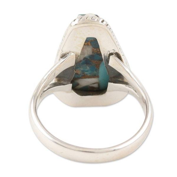 Alternate image for Sterling Silver Cocktail Ring from India Shimmering Stone